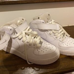 Air Force 1,HIGH,  white,37.5